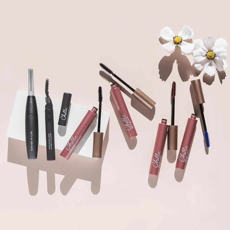 Chella Deluxe Heated Eyelash Curler - Long Lasting Lift & Curl - Quick Heating Gentle on Lashes - Compact Travel Friendly Rechargeable Design - Vegan Cruelty Free