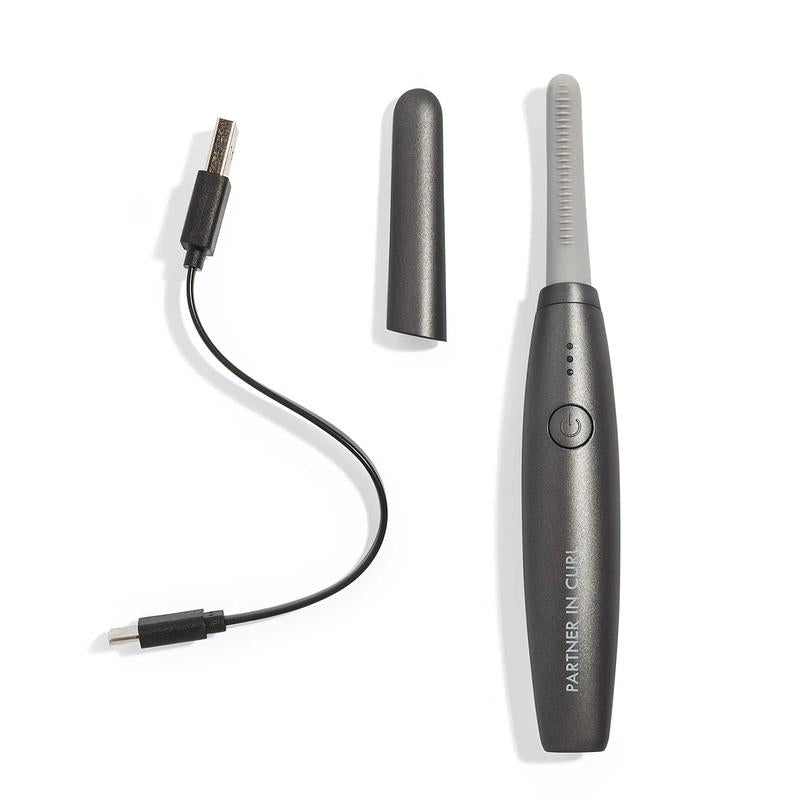 Chella Deluxe Heated Eyelash Curler - Long Lasting Lift & Curl - Quick Heating Gentle on Lashes - Compact Travel Friendly Rechargeable Design - Vegan Cruelty Free