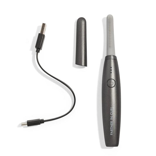 Chella Deluxe Heated Eyelash Curler - Long Lasting Lift & Curl - Quick Heating Gentle on Lashes - Compact Travel Friendly Rechargeable Design - Vegan Cruelty Free